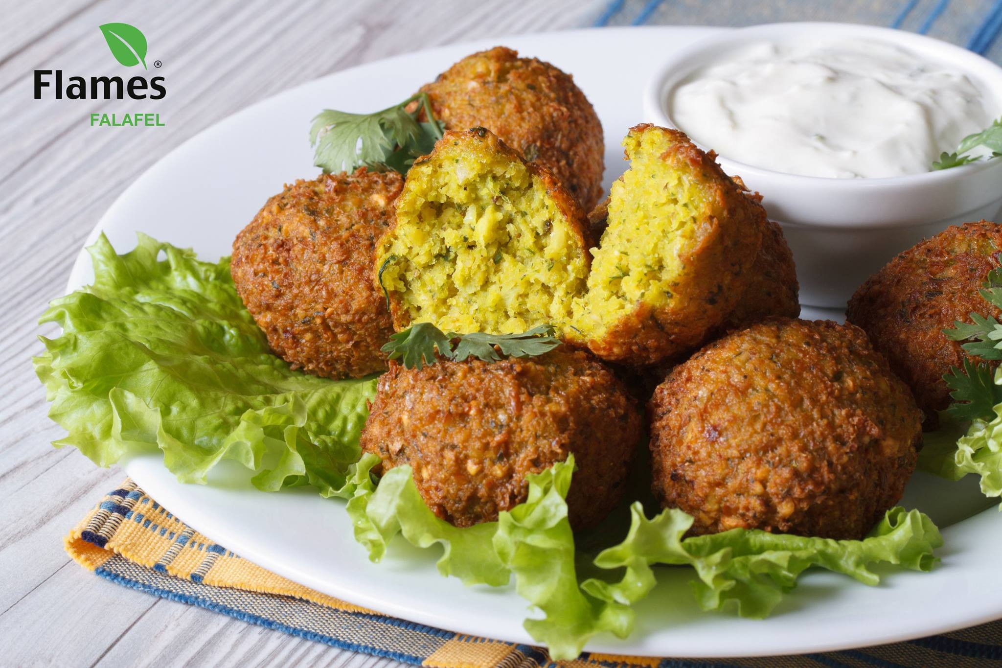 Flames Vegetarian Frozen Falafel 50 x 30g bag spotonwholesalefoods